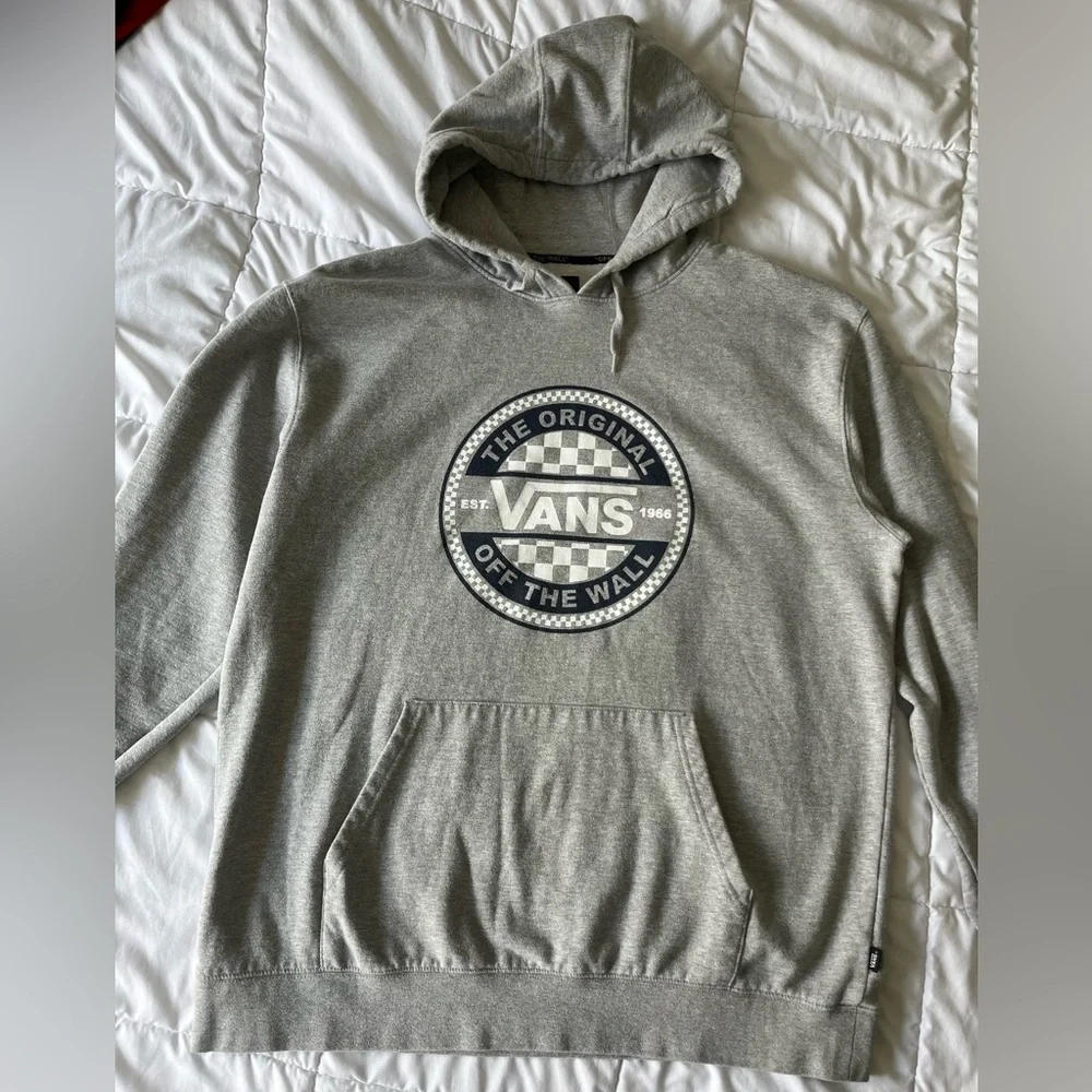 Vans Hoodie (XXL) - Lightly Worn, Classic Grey - Picture 2 of 6